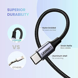 UGREEN Cavo Aux da USB C a 3.5mm Nylon Intrecciato Maschio a Cavo...