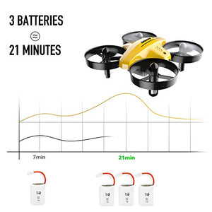 ATOYX 66C RC Mini Drone con Telecomando Funzione di Sospensione Giallo