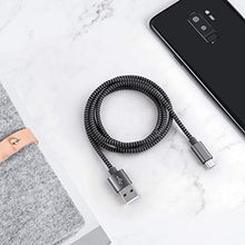 Carica l&#39;immagine nel visualizzatore di Gallery, GERETIN Cavo Micro USB [3 Pezzi:1m,2m,2m] Grigio&amp;Nero