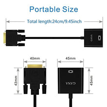 Carica l&#39;immagine nel visualizzatore di Gallery, GANA Adattatore DVI a VGA Cavo Convertitore DVI-D a | 24+1 Supporto 60Hz...