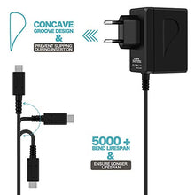 Carica l&#39;immagine nel visualizzatore di Gallery, Nintendo Switch AC Adapter, Alimentatore PD Tipo-C Adattatore, Nero