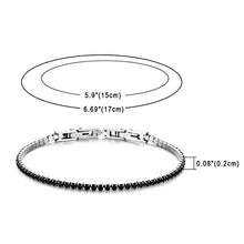 Carica l&#39;immagine nel visualizzatore di Gallery, JewelryWe Bracciale Coppia Donna Uomo Fidanzati con Zircone Lucido Perline... - Ilgrandebazar