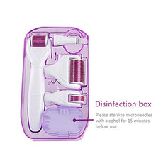 Carica l&#39;immagine nel visualizzatore di Gallery, LIGICKY Kit roll 5-in-1 Micro-ago Derma Roller, 0.5/1.0/1.5/2.0mm in Acciaio... - Ilgrandebazar