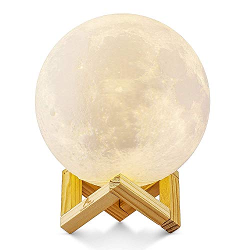 Lampada Luna 3D Stampata, ALED LIGHT Piena Moon con Diametro –