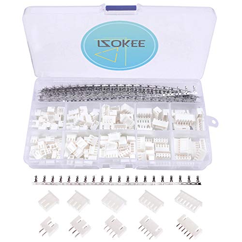IZOKEE 460pcs JST Connettore Kit con 2,54mm JST-XH Connettori - Ilgrandebazar