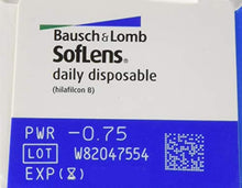 Carica l&#39;immagine nel visualizzatore di Gallery, Bausch&amp;Lomb Soflens Daily disposable 30 lenti a contatto giornaliere (-0.75) - Ilgrandebazar