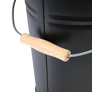 Kamino-Flam 333257 Contenitore per Carbone con Manico e Coperchio, Metallo,... - Ilgrandebazar
