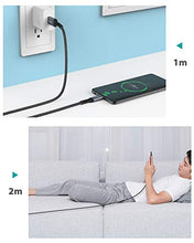 Carica l'immagine nel visualizzatore di Gallery, Nimaso Huawei Cavo USB C 5A[2Pezzi/1M+2M], Type-C 1M+2M, Grigio