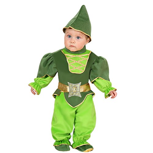 Vestito Costume Maschera di Carnevale Neonato - Peter Pan - Taglia 13/18...