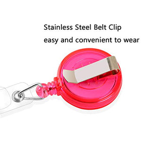 Soleebee 82cm Porta 12 pezzi Badge Reel con Titolare della carta verticale