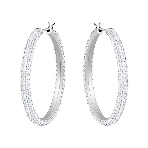 Swarovski Cerchi Stone, Cristallo Bianco, Rodiati, da Donna - Ilgrandebazar