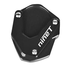 Carica l'immagine nel visualizzatore di Gallery, R NINET Motociclo CNC Allargamento del Cavalletto Laterale Nero+Nero
