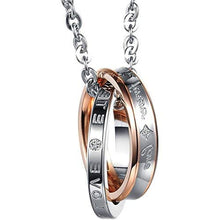 Carica l&#39;immagine nel visualizzatore di Gallery, Flongo coppia collana Buon Natale San Valentino Regalo per donna uomo Coppia - Ilgrandebazar