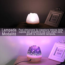 Carica l&#39;immagine nel visualizzatore di Gallery, Proiettore Stelle Bambini,a Romantica Rosa Rotante a Forma Lampada... - Ilgrandebazar