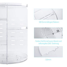 Carica l&#39;immagine nel visualizzatore di Gallery, Auxmir Porta Trucchi Rotante a 360°, Organizer Trasparente