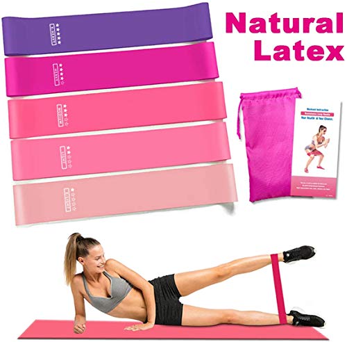 Victoper Fitness [Set di 5] Banda Elastica, Bande, 5 Livelli Resistenza...