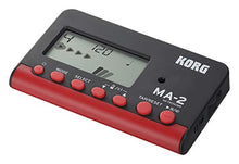 Carica l&#39;immagine nel visualizzatore di Gallery, Korg MA-2 LCD Metronomo Digitale Compatto, Nero/Rosso - Ilgrandebazar