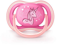 Carica l'immagine nel visualizzatore di Gallery, Philips Avent SCF345/22 Succhietti Ultra Air 6 - 18 m, Unicorno