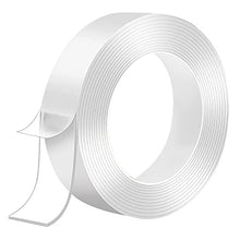 Carica l'immagine nel visualizzatore di Gallery, Gifoto Nastro Biadesivo, Nastro Biadesivo Extra Forte, Trasparente Multifunzione non Lascia Tracce Riutilizzabile, Per Foto Tappeti e Oggetti(3meter x 2.3cm x 2mm)