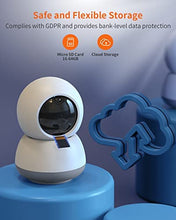 Carica l'immagine nel visualizzatore di Gallery, Telecamera Wi-Fi Interno per Famiglia/Animale, Baby Monitor con Tracciamento del Movimento/Visione Notturna HD/Crittografia Intelligente
