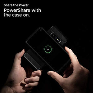 Spigen Rugged Armor Cover Galaxy S10e, Assorbimento Acustico e Struttura in... - Ilgrandebazar