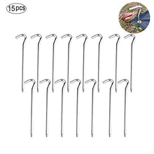 Carica l'immagine nel visualizzatore di Gallery, Tenda Picchetti in Metallo, 15 PCS Pioli Acciaio per Tende, per...