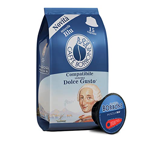 Caffè Borbone Miscela Blu - 90 capsule (6 confezioni da 15 capsule) -... - Ilgrandebazar