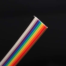 Carica l'immagine nel visualizzatore di Gallery, eetek 5 m cavo filo di IDC nastro piatto del colore arco iris de 10 pin