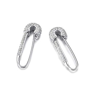 SMCTCRED CZ Orecchini a Cerchio in Argento Sterling con cartilagine di... - Ilgrandebazar