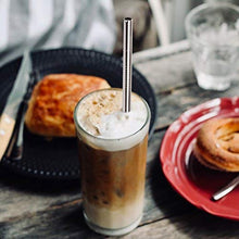 Carica l&#39;immagine nel visualizzatore di Gallery, HOOMEE Cannucce in Acciaio Inox Riutilizzabili (Set da 8), Formato Famiglia - Ilgrandebazar