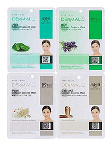 DERMAL 16 Combo Pack Collagen Essence Facial Mask Sheet - The Ultimate... - Ilgrandebazar
