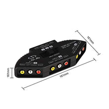 Carica l&#39;immagine nel visualizzatore di Gallery, Commutatore audio video, AV Connettori, RCA Selettore con 3-porte-Input... - Ilgrandebazar