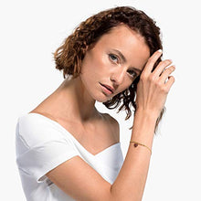Carica l&#39;immagine nel visualizzatore di Gallery, Swarovski Bangle Donna Placcato_Oro Cristallo Rotonda - 5517641 - Ilgrandebazar