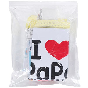 Lictin Set di 6 bib bavaglini manica lunga impermeabile con Multicolore - Ilgrandebazar