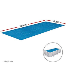 Carica l'immagine nel visualizzatore di Gallery, Bestway 58240 Telo termico per piscina fuori terra rettangolare da 404x201x100 E 412x201x122 cm