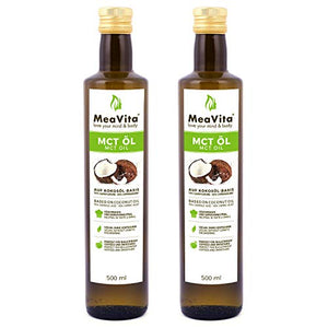 MeaVita - Olio MCT, qualità premium, 2 x 500 ml - Ilgrandebazar