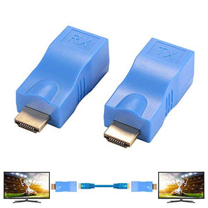 Extender HDMI, da 1080P a RJ45 Ethernet per segnale di rete...