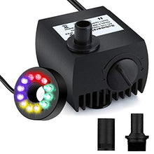 Carica l&#39;immagine nel visualizzatore di Gallery, Maxesla Pompa Sommergibile Mini Acqua con 300L/H + 12Luce - Ilgrandebazar