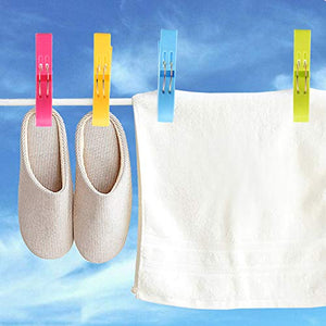Spurtar 8 Pezzi Mollette in Plastica Grandi Colori Brillanti, Clip di...