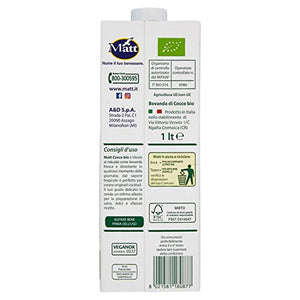 Matt - Cocco Bio - Bevanda Rinfrescante al - Vegetale, Senza Lattosio...