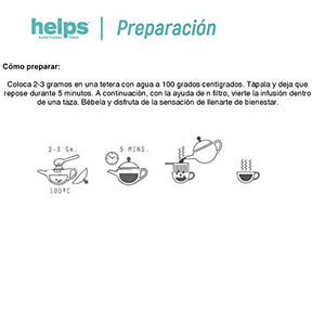 HELPS INFUSI - Infuso di tisana sfuso. Digestivo e carminativo, favorisce...