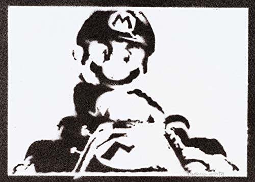 Poster Mario Kart Handmade Graffiti Street Art - Artwork
