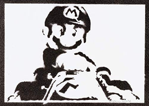 Poster Mario Kart Handmade Graffiti Street Art - Artwork