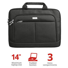 Carica l&#39;immagine nel visualizzatore di Gallery, Trust Sydney Borsa per Laptop Sottile da 14&quot; con Vano Porta-tablet, Nero