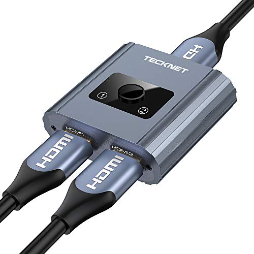 TECKNET Switch HDMI, HDMI 2 Ingressi 1 Uscita / 1 2 Uscita,...