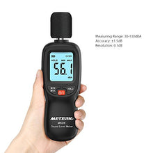 Carica l&#39;immagine nel visualizzatore di Gallery, Fonometro Meterk Gamma 30-130dB a Risposta Rapida Ampio Schermo... - Ilgrandebazar
