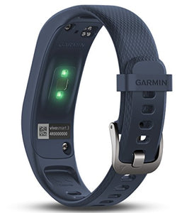 Garmin Vivosmart 3 Fitness Tracker con Sensore Cardio al Polso, S/M, Blu