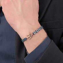 Carica l&#39;immagine nel visualizzatore di Gallery, Bracciale da uomo, Collezione Maserati Jewels, in acciaio e ceramica -... - Ilgrandebazar
