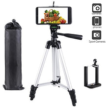 Carica l'immagine nel visualizzatore di Gallery, Vicloon Treppiede da Viaggio per Fotocamera,Tripod di Alluminio Leggero da...