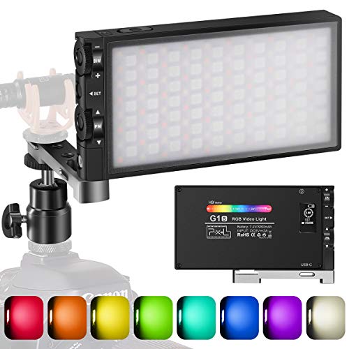 Pixel G1s RGB LED - Luce video integrata, 12 W, luce video, colore pieno e...